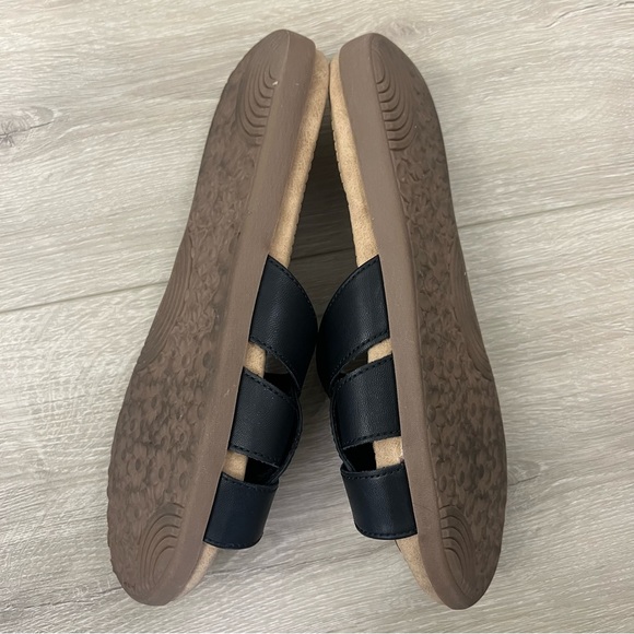 CLIFFS BY WHITE MOUNTAIN Fredie Slide Sandals Size 9.5 M Black - Picture 3 of 7